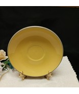 2444 Antique Harker Golden Dawn Stoneware Saucer - $4.00