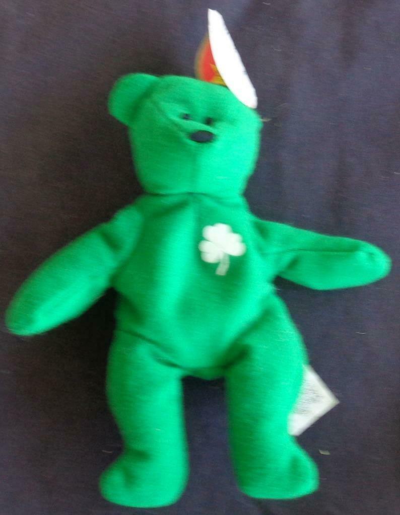 Cute Ty Teenie Beanie Baby Original Stuffed Toy – Erin – 1993–COLLECTIBL... - $6.92