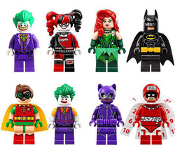 8Pcs DC Universe Minifigures Calendar Man Poison Ivy Robin Catwoman Mini... - $21.59