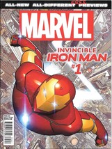 Invincible Iron Man #1 Promo Magazine  Marvel Universe Preview All New V... - £10.36 GBP