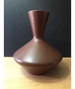 Royal Haeger RG93 Brown Angular Vase - $61.52 CAD