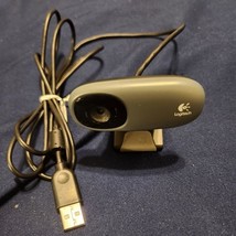 Logitech Webcam C110 (V-U0024) Fold Up Clip-On Webcam Built In Mic USB - $9.89