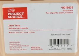 Project Source 0016639 Tan Trim Tray Five Pack 5 Inches By Same image 2