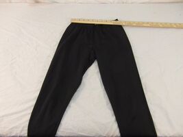 Adult Women's Pants BROOKS Great Solid Black Stretch-Casual Yoga 30330 - $8.88