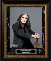 RIP #1 FAN OZZY OSBOURNE FRAMED 11x14 for Man Cave - $719.69 MXN