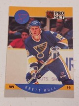 Brett Hull St. Louis Blues 1990 Pro Set Card #263 - £0.79 GBP