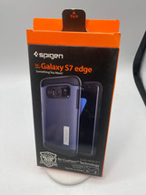 Spigen Slim Armor Case for Samsung Galaxy S7 Edge- Metal Slate - £2.34 GBP