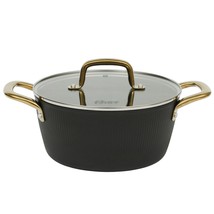 Oster Abbottsford 7 Quart Nonstick Aluminum Dutch Oven with Glass Lid in... - $103.99