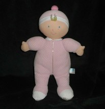 Kids Preferred Baby Girl Doll Pink Soft Blonde Stuffed Animal Plush Toy Lovey - $28.50