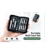 Premium 6-Piece Nail Care Set – Portable Stainless Steel Grooming Kit fo... - $9.50