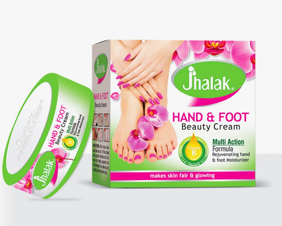 Jhalak Hand & Foot Lightening Cream 100% Authentic for Dark Knuckle & Shoe Marks