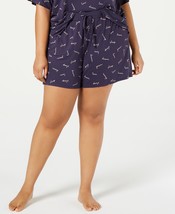Jenni Womens Plus-Size Ultra Soft Core Pajama Shorts,Dream Script,1X - £23.56 GBP