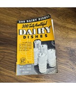 Vintage 1940 Cookbook The Dairy Book Culinary Arts Institute 300 Dishes ... - $14.00