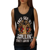 They See Rollin Christmas Tee  Women Tank Top - £9.76 GBP