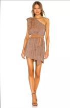 Retrofete One Shoulder Sequin Mini Ella Dress in Bronze Metallic! NWT, S... - $3,621.79 MXN