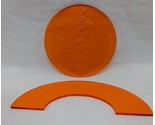 Set Of (2) Orange Acrylic Area Of Effect Measurement Tools - £19.46 GBP