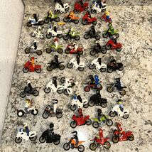 Lego City Motorcycle &amp; Bike Lot Of 40 With Riders Police, Racers, Huge Lot - $184.51