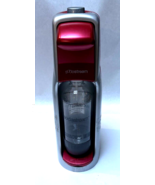 SodaStream A200 Red Silver Water Carbonator Machine + Bottle + Empty CO2... - $797.82 MXN