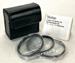 58mm 3 Lens Close Up Macro Lens Set Made In Japan By Vivitar With Case - 2 - £20.21 GBP