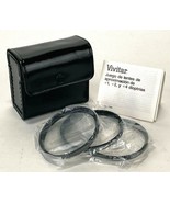 58mm 3 LENS CLOSE UP MACRO LENS SET made in JAPAN by VIVITAR with CASE - 2 - $35.20 CAD