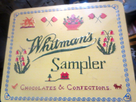 Whitman's Vintage Candy Tin Empty Sampler Assorted Chocolates 14 oz. - $8.59