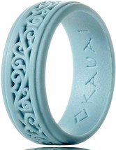 KAUAI - Silicone Wedding Rings Timeless Elegance for Women &amp; Men, All Sizes 5-13 - £8.36 GBP