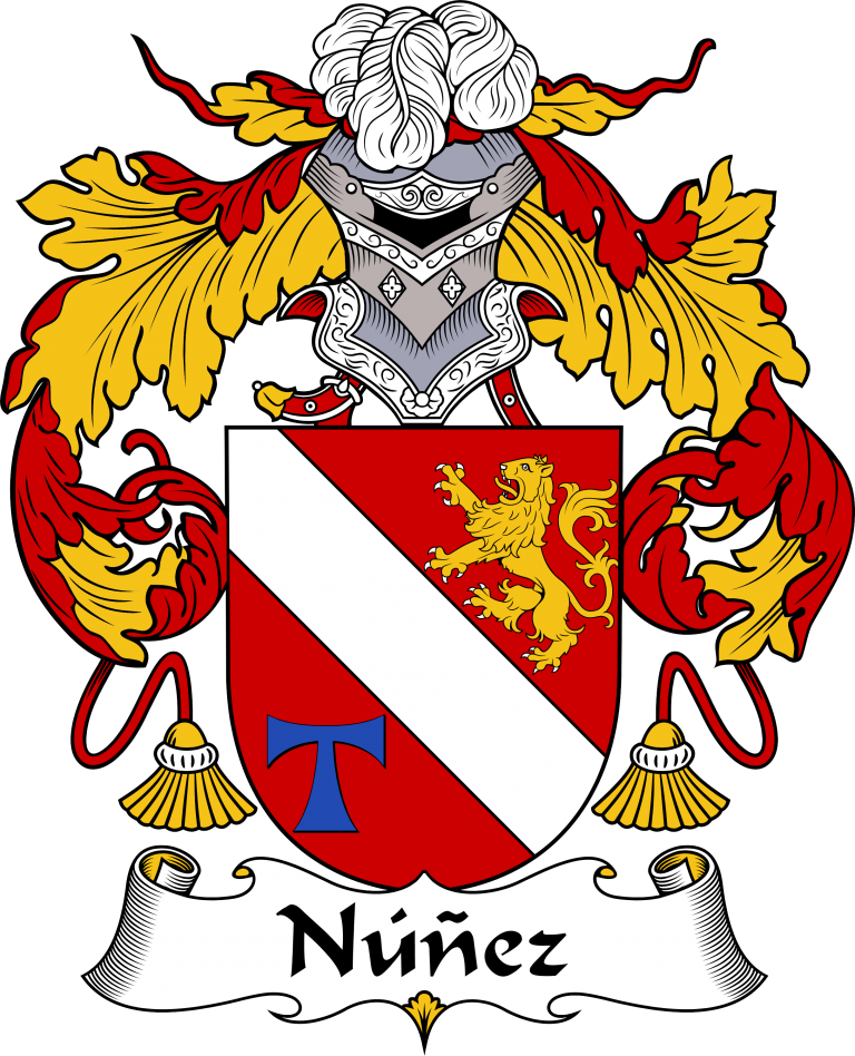 Núñez Family Crest / Coat of Arms JPG and PDF - Instant Download - $2.90