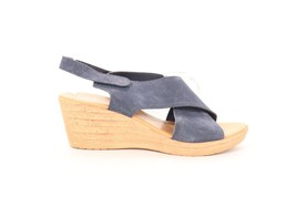 Mila  Paoli Wedges Sandals  Blue Size  39 ($) - £39.90 GBP