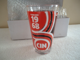 " NIB " NFL Licensed Cincinnati Bengals Drinking Glass " Great Gift Item " - $20.56