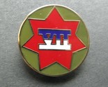 US ARMY VII 7th CORPS INSIGNIA LAPEL PIN BADGE 1 INCH - $5.64