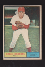 1961 Topps Baseball #20 Robin Roberts Philadelphia Phillies  - £9.26 GBP