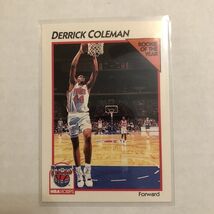 1991 NBA Hoops Derrick Coleman #25 Nets Rookie Of The Year - €0,97 EUR