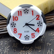 Soccer Table Decorative Football Ball Shaped Desk Clock For Outdoor Camping Desk - £85.81 GBP