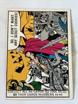 1966 Donruss Marvel Super Heroes Trading Card #63 Mighty Thor - $19.60
