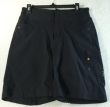 Lululemon Shorts Womens Size 30 Black Floral Butterfly On Back Pockets P... - £14.99 GBP