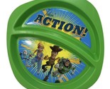 The First Years Plate Buzz Lightyear Toy Story Takin Action Divided Plastic - $4.35