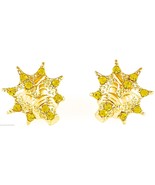 Glo Earrings New Rhinestone Pendant Head Stud Post Style Gang - $17.95 CAD