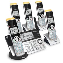 VTech Super Long Range 5 Handset DECT 6.0 Cordless Phone for Home with A... - $201.65