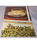1968 Volkswagen Beetle Bug Automobile Dealer Sales Showroom Brochure Pau... - €21,83 EUR