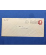 TWO CENTS 2 Printed Mailing Envelope Vintage 1909 BOSTON MA - $20.24 CAD