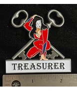 Widows Sons Masonic Riders Assn &quot;Widow&quot; Treasurer Officer Pin Freemason - $28.17 CAD