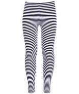 MSRP $16 Epic Threads Big Girls Striped Leggings, Navy Stripe Size Large - $16.24 CAD