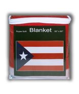 Puerto Rican Flag Fleece BlanketNEW Throw Cover Puerto Rico - £13.88 GBP