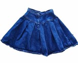Guess Womens Denim Skirt Blue Georges Marciano Size 29 Ruffled Denim Vtg - £30.97 GBP