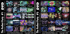 Light Show Special Effect Party DVD Combo Set Colorful Ambient Computer Graphics - £11.20 GBP