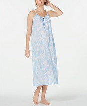 $72 Charter Club Printed Cotton Nightgown, WTR Color Blue - £28.76 GBP
