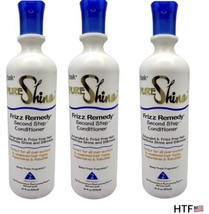 3x Hask Pure Shine Frizz Remedy Second Step Conditioner, 16 Fl Oz. Detangled - £14.01 GBP