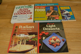 Cook Books Lot Of 5 Various Titles By Alton Brown Polly Pitchford Margaret Kaete - £11.07 GBP