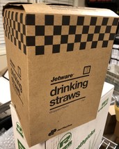 300 7 3/4&#39;&#39; Jetware Wrapped Plastic Straws - $4.35