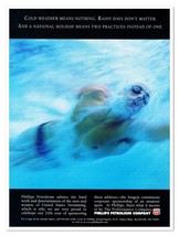 Phillips 66 Petroleum Company U.S. Swimming Vintage 1997 Full-Page Magazine Ad - $9.70